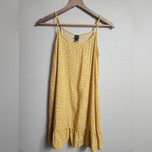 wild fable Yellow Floral Slip Dress